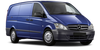Wiper Blades (A3) Mercedes-Benz Vito 2010 - 2015  (W639 Facelift) 2 Rear Doors