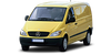 Wiper Blades (A3) Mercedes-Benz Vito 2005 - 2010  (W639) Rear Tailgate