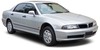 Wiper Blades(1) Mitsubishi Magna 1996 - 2002  (TE, TF, TH, TJ) Sedan